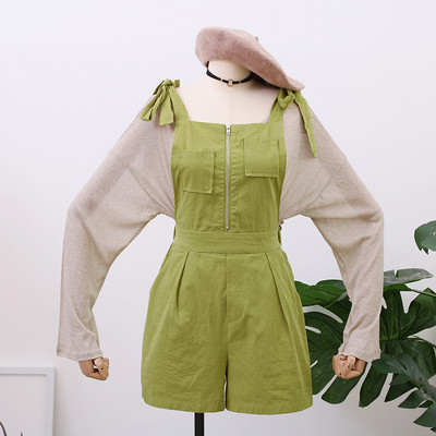 Set salopeta de dama modern + bluza