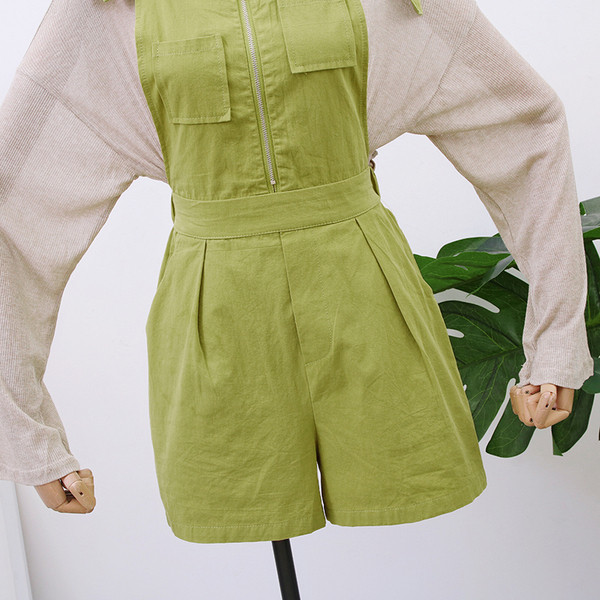 Set salopeta de dama modern + bluza