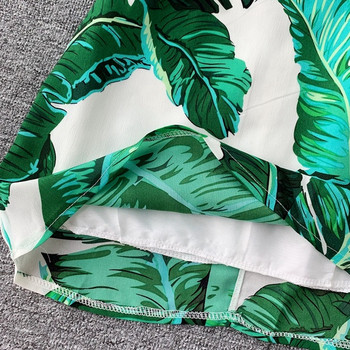 Rochie moderna de dama cu model floral si fermoar pe spate