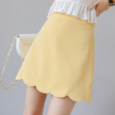 Fusta de dama moderna in trei culori cu talie inalta