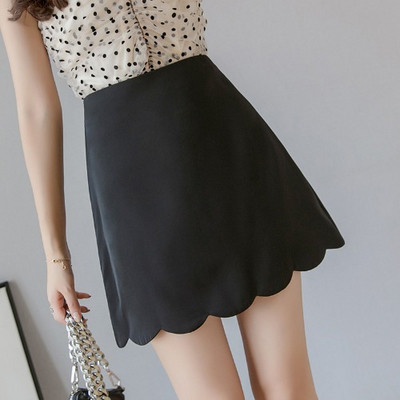 Fusta de dama moderna in trei culori cu talie inalta