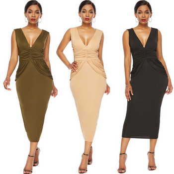 Rochie de dama eleganta model Slim in negru, verde si bej