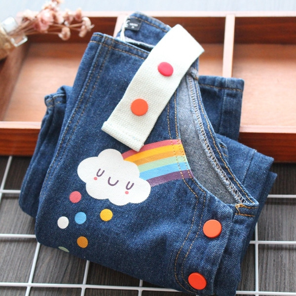 Model nou de salopete copii pentru fete cu bretele si buzunare