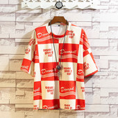 Tricou casual barbatesc in doua culori - cu inscriptii