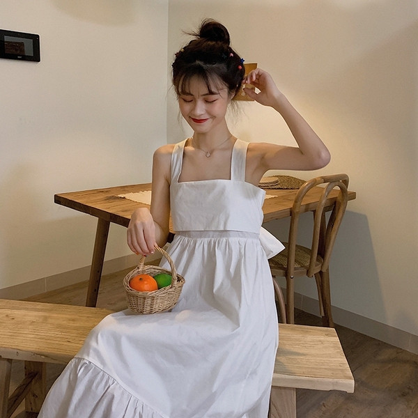 Rochie de dama actuala - model croiat in doua culori