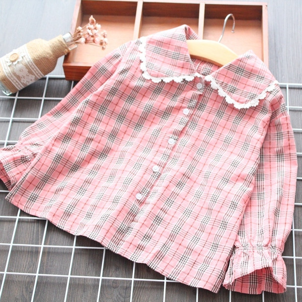 Camasa de dama in carouri stil nou model pentru fete