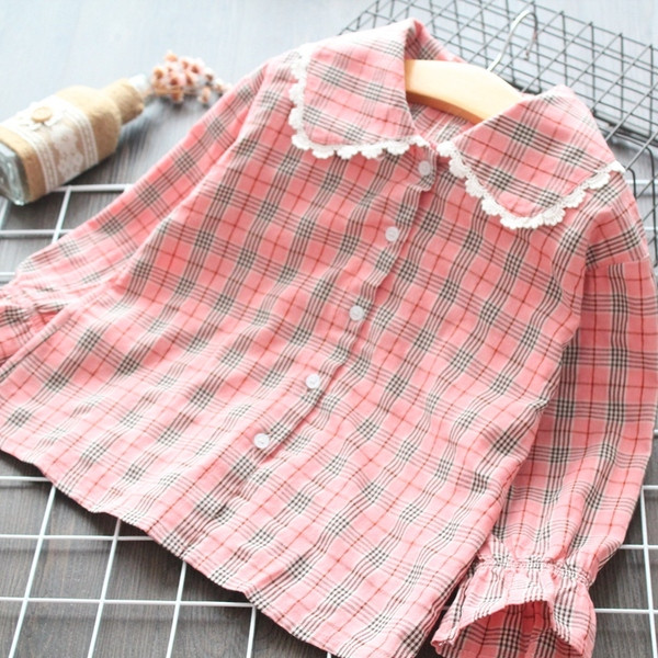 Camasa de dama in carouri stil nou model pentru fete