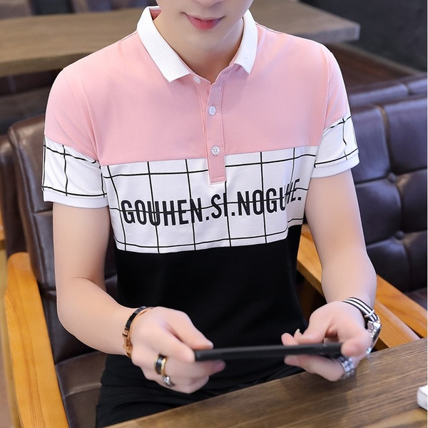 Tricou bărbătesc actual în patru culori cu inscripții