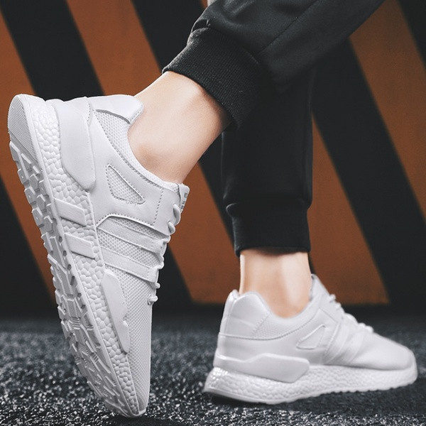 Tenisi casual barbatesti in trei culori si talpa plata