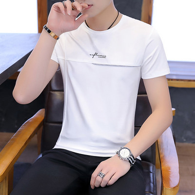 Tricou casual barbatesc in mai multe culori cu inscriptie