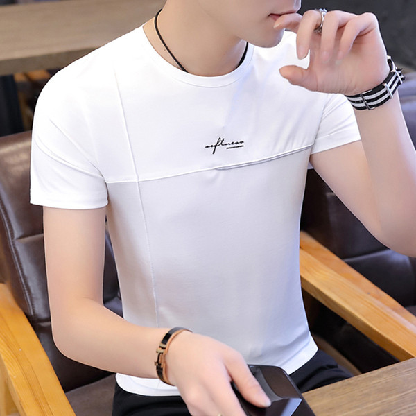 Tricou casual barbatesc in mai multe culori cu inscriptie