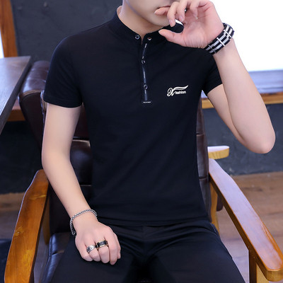 Tricou bărbătesc actual în patru culori cu inscripție