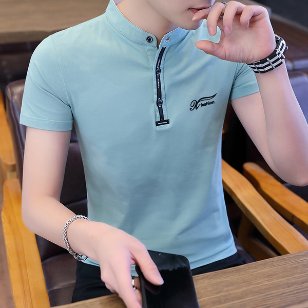 Tricou bărbătesc actual în patru culori cu inscripție