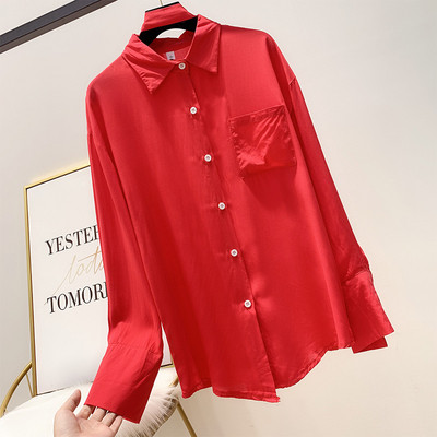 Rochie de dama eleganta cu maneci lungi si guler in mai multe culori