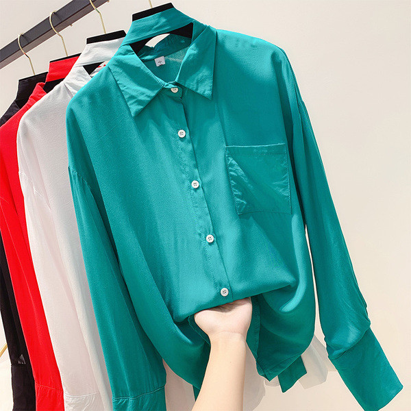 Rochie de dama eleganta cu maneci lungi si guler in mai multe culori