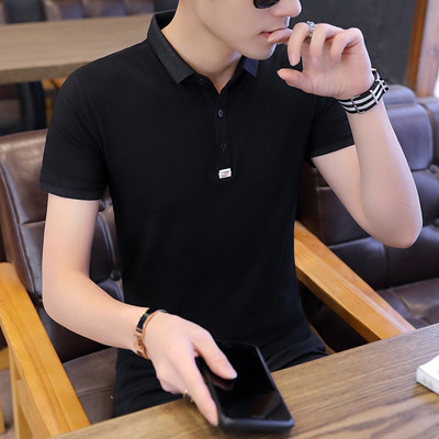 Tricou pentru bărbați de ultimă generație, în patru culori, cu nasturi