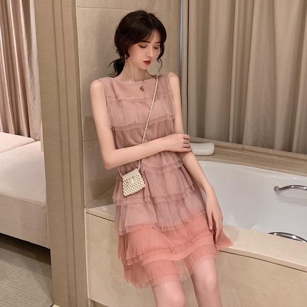 Rochie scurta de dama actuala in culoare irizata