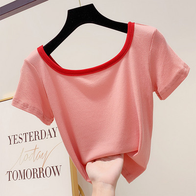 Tricouri dama cu maneca scurta in mai multe culori