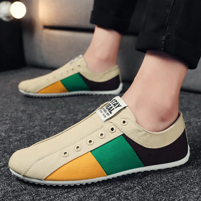 Tenisi casual barbati cu emblema - in doua culori