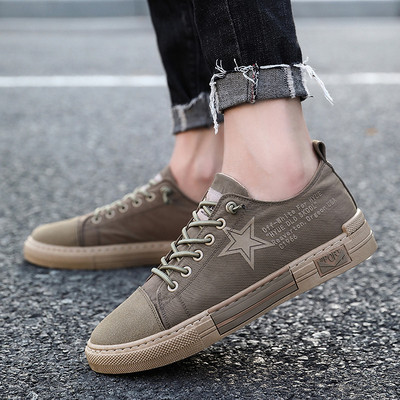 Adidasi casual barbatesti cu talpa plata in trei culori