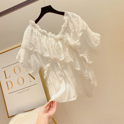 Bluză de damă modernă cu decolteu în V