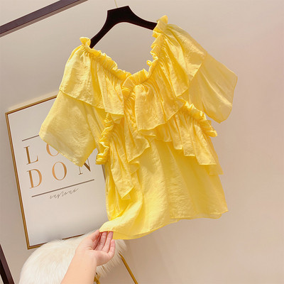 Bluză de damă modernă cu decolteu în V