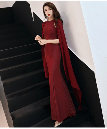 Rochie eleganta de dama de culoare rosie - model croiat