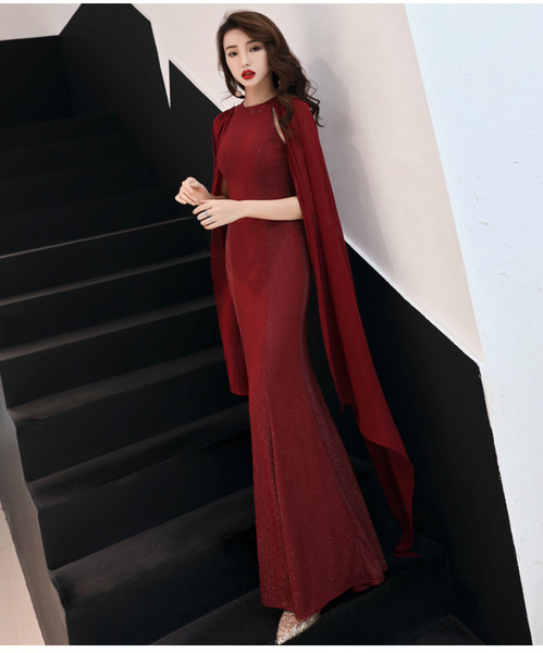 Rochie eleganta de dama de culoare rosie - model croiat