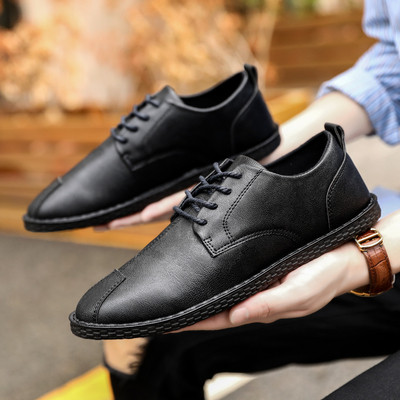 Pantofi moderni pentru barbati din piele ecologica - in trei culori