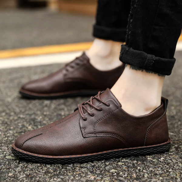 Pantofi moderni pentru barbati din piele ecologica - in trei culori