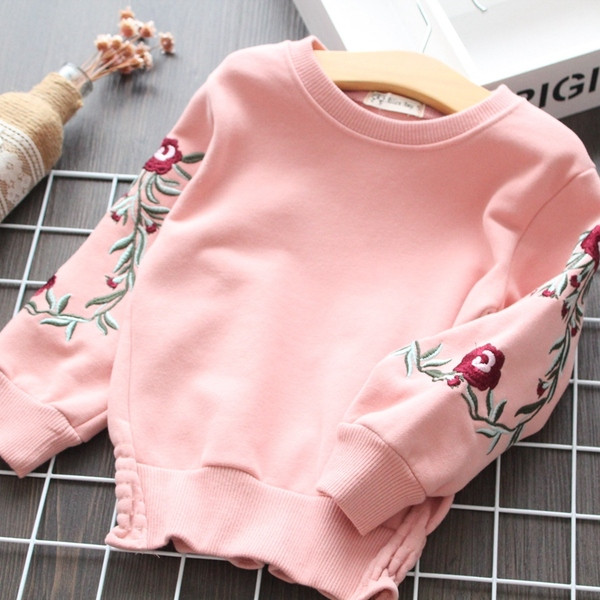 Hanorac pentru copii model nou cu broderie pentru fete