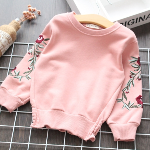 Hanorac pentru copii model nou cu broderie pentru fete