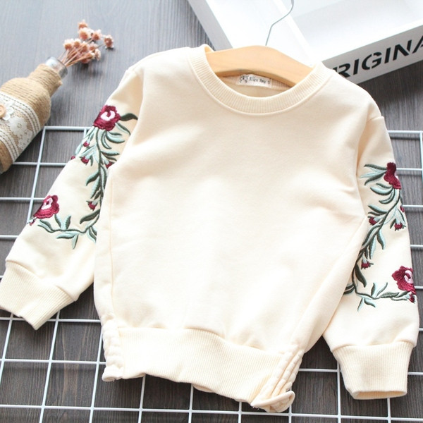 Hanorac pentru copii model nou cu broderie pentru fete