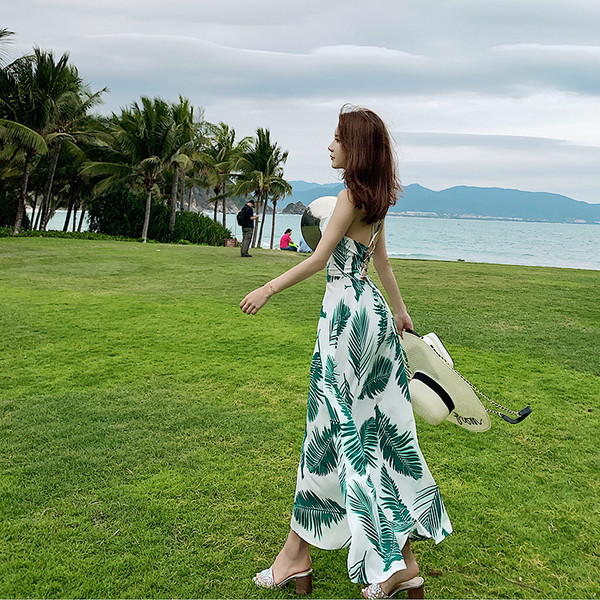 Aktuális női hosszú ruha virágmintával