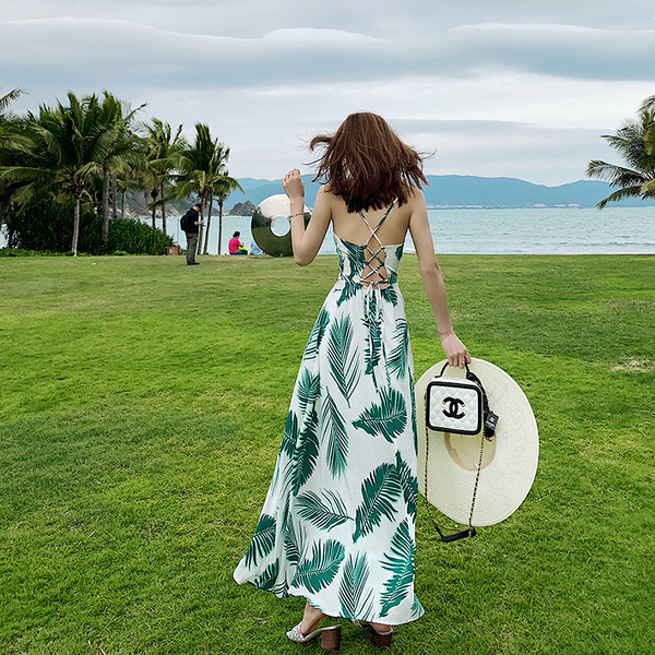 Aktuális női hosszú ruha virágmintával