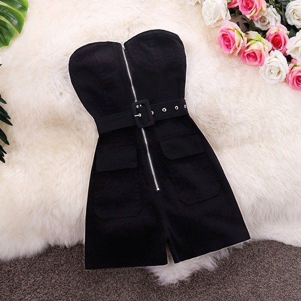 Salopeta de dama moderna cu fermoar si buzunar in mai multe culori