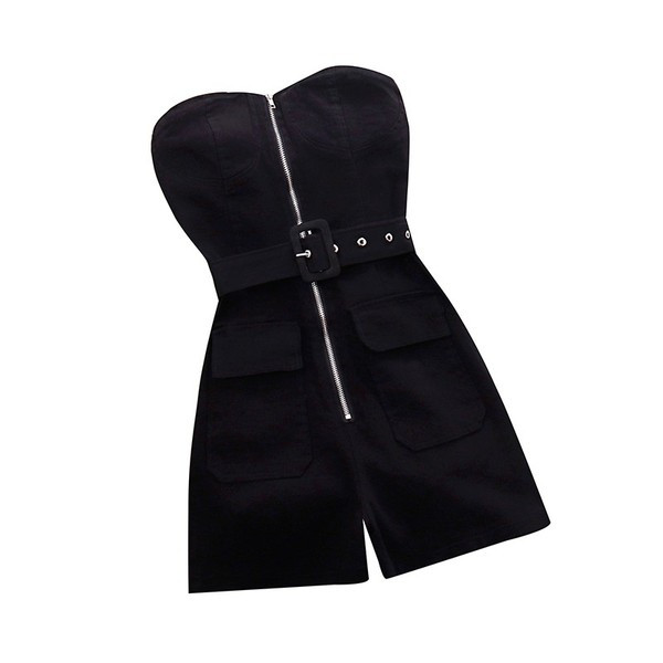 Salopeta de dama moderna cu fermoar si buzunar in mai multe culori