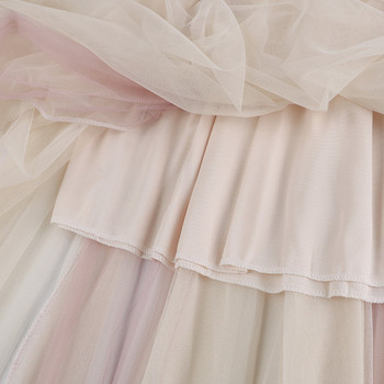 Fusta de dama moderna in mai multe culori cu tul