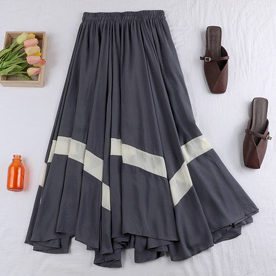 Fusta de dama actuala in model croiat in patru culori