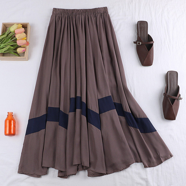 Fusta de dama actuala in model croiat in patru culori