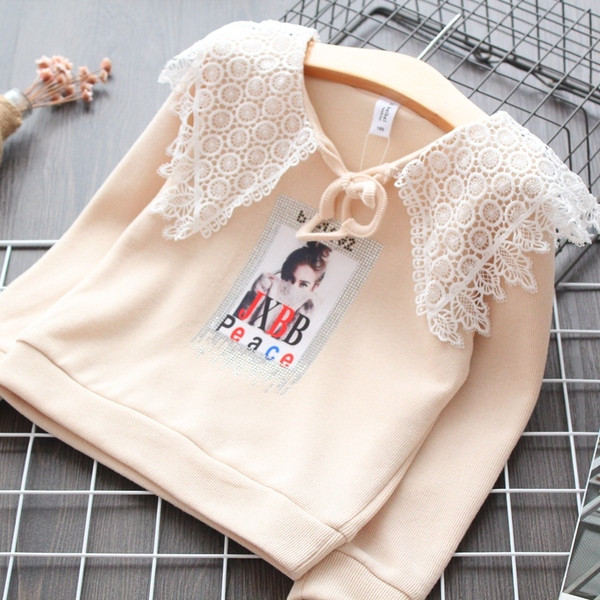 Bluza copii model nou pentru fete cu aplicatie