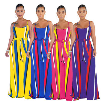 Rochie casual de dama cu bretele subtiri si decolteu O in mai multe culori