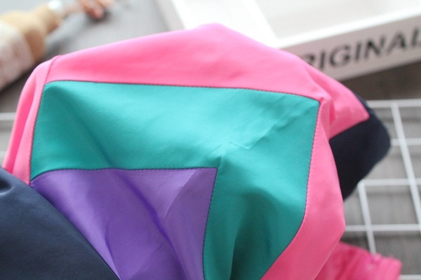 Jachetă casual pentru copii modernă pentru fete în culoarea roz