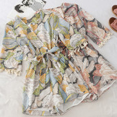 Színes női overall két színben övvel