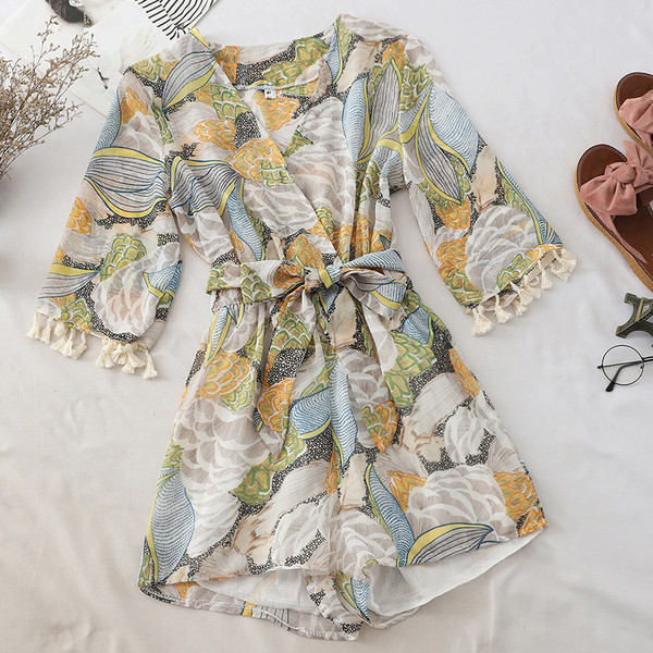 Színes női overall két színben övvel