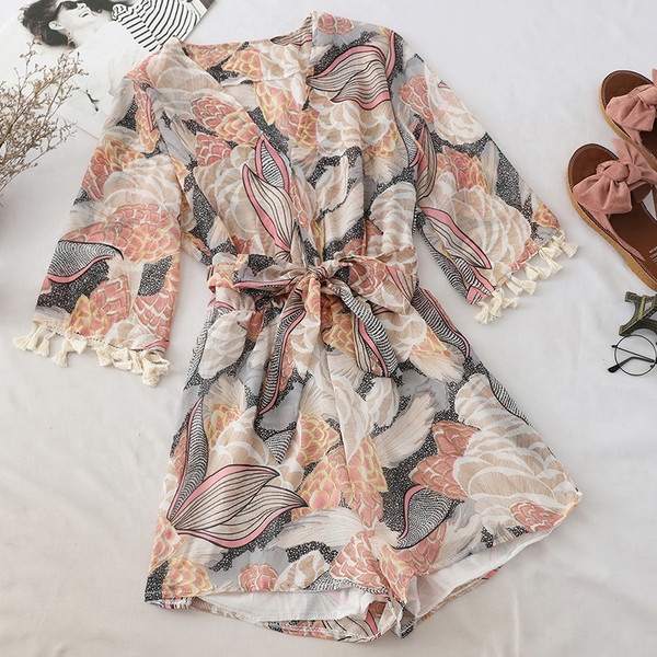 Színes női overall két színben övvel