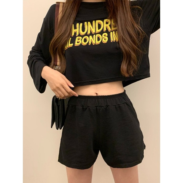 Pantaloni scurți casual de damă cu fermoar în trei culori