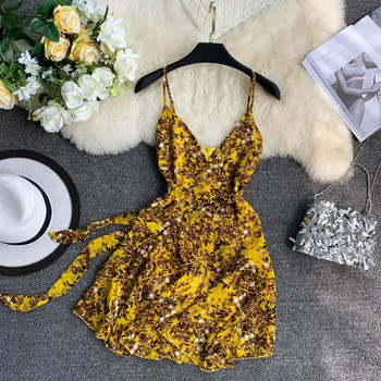 Rochie eleganta de dama cu decolteu in V in mai multe culori