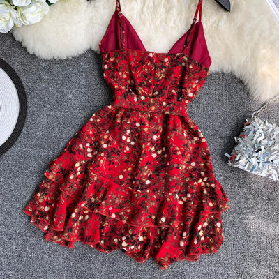 Rochie eleganta de dama cu decolteu in V in mai multe culori