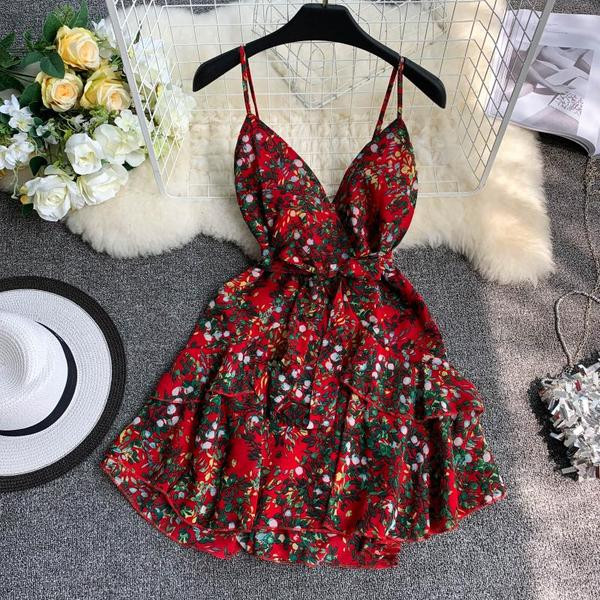 Rochie eleganta de dama cu decolteu in V in mai multe culori